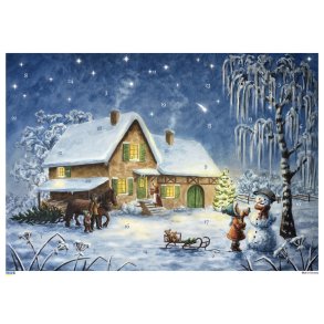 A4 WHITE CHRISTMAS JENTA OG SN�MANNEN