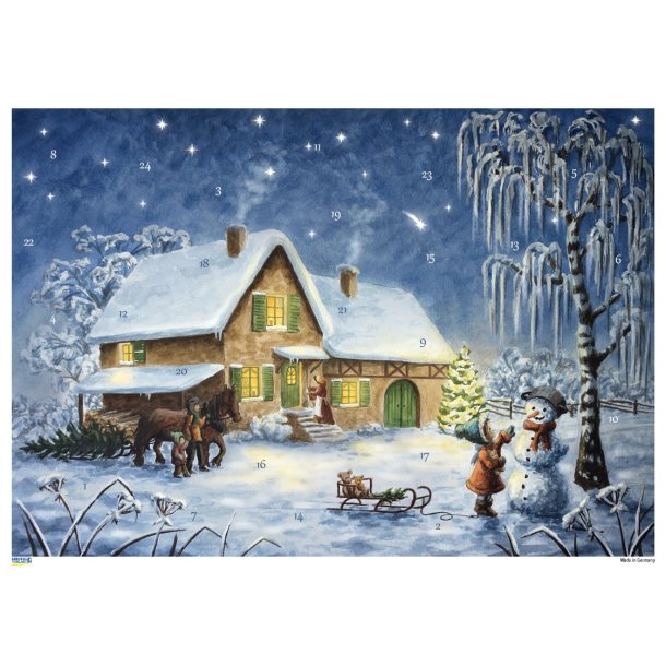 A4 WHITE CHRISTMAS JENTA OG SN�MANNEN