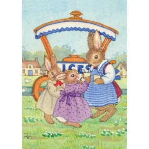 POSTKORT MARGARET TEMPEST; ISKREMVOGNEN