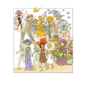 ELSA BESKOW: BLOMSTERFEST I HAGEN 10x15cm