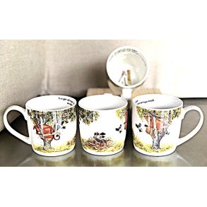 PORSELENKOPP MAMMA M� BYGGER HYTTE ( 1 stk ) 