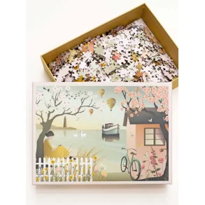 VISSEVASSE PUSLESPILL 1000 BRIKKER 