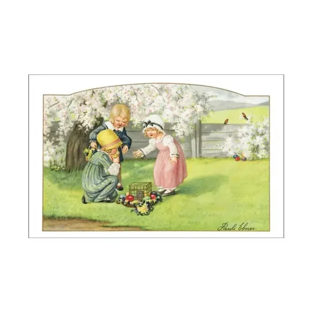 NOSTALGIKORT  KIRSEBRBLOMSTRING