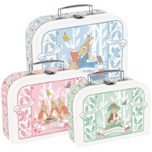 PETER RABBIT KOFFERTER -3pk