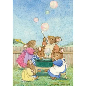 POSTKORT MARGARET TEMPEST; S�PEBOBLER