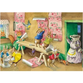 POSTKORT RACEY HELPS; TAPETSERERNE