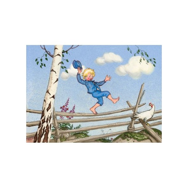 EMIL: EMIL BALANSERER P� STAKITTET 10x15