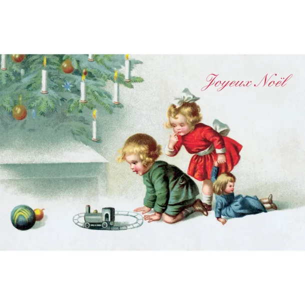 NOSTALGIKORT: LEKETOG UNDER JULETREET