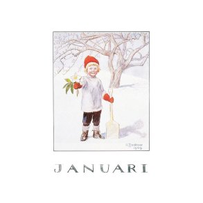 ELSA BESKOW M�NEDSKORT JANUAR 10x15 (Januari)