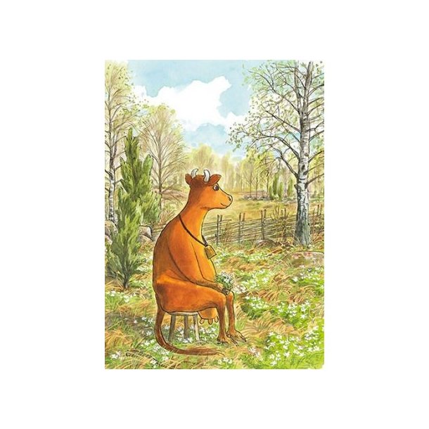 MAMMA M� I HVITVEISENGA 10x15 cm