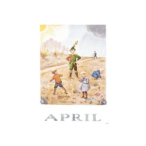 ELSA BESKOW APRIL, M�NEDSBILDE A4