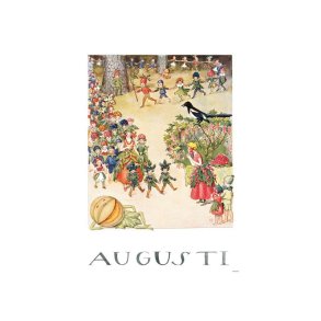 ELSA BESKOW M�NEDSKORT AUGUST 10x15 (Augusti)