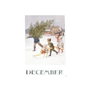 ELSA BESKOW DESEMBER, M�NEDSBILDE A4