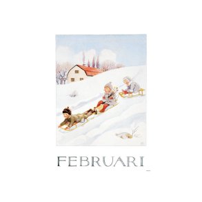 ELSA BESKOW FEBRUAR, M�NEDSBILDE A4