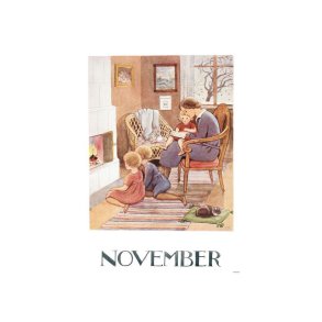 ELSA BESKOW NOVEMBER, M�NEDSBILDE A4