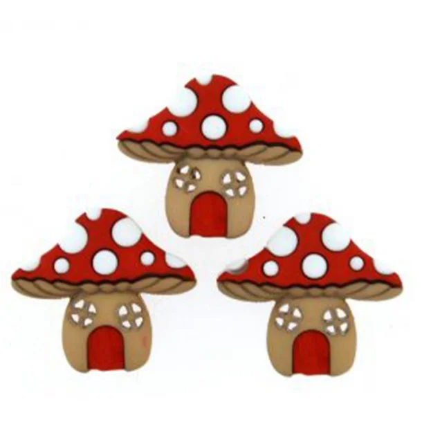 KNAPPER MUSHROOM HOUSES 3 STK