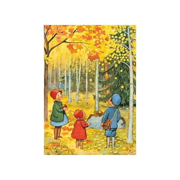 ELSA BESKOW: H�STMOTIV OKTOBER 10x15 cm
