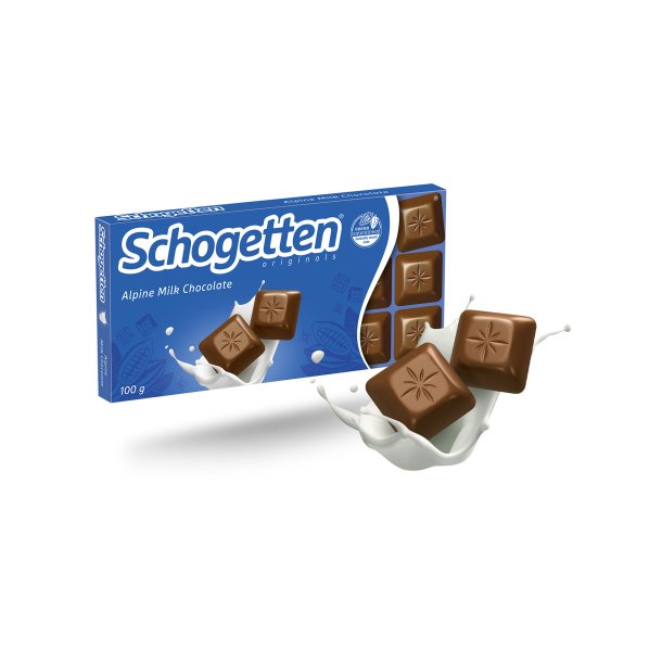 SCHOGETTEN SJOKOLADE EDEL ALPEMELK 100g