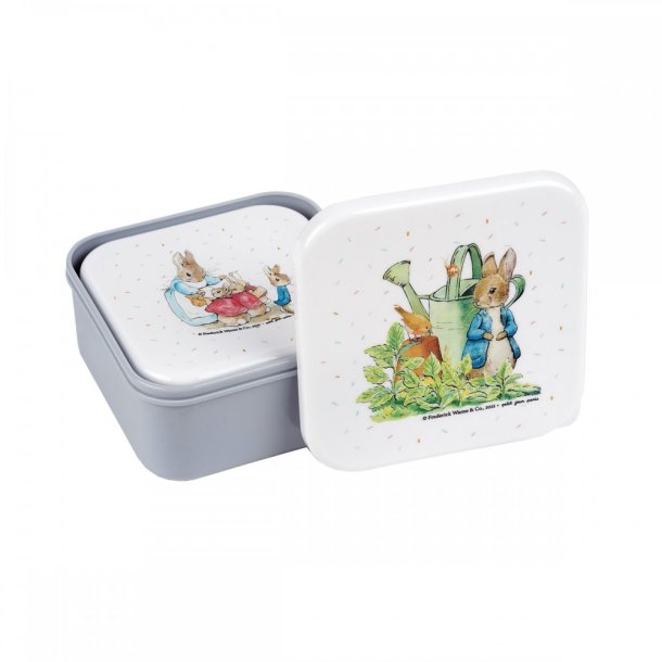 PETER RABBIT MATBOKSER/SNACKBOKSER Sett med 3 stk