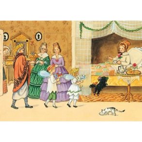 ELSA BESKOW: TANTE BRUNS F�DSELSDAG (tant Bruns f�delsesdag) 10x15cm