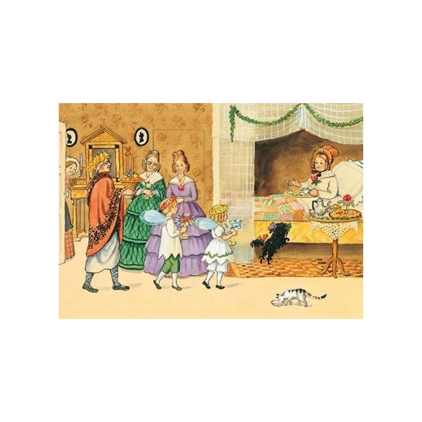 ELSA BESKOW: TANTE BRUNS F�DSELSDAG (tant Bruns f�delsesdag) 10x15cm