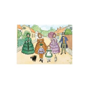 ELSA BESKOW: TANTENE P� SPASERTUR (Tanterna p� promenad) 10x15