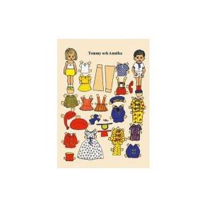 Klippedokke/Kort A4 TOMMY og ANNIKA