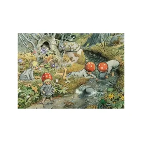 ELSA BE>SKOW; NISSEBOBARNA V�RBEKKEN 10x15 cm